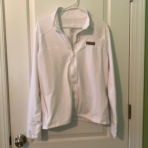 Vineyard Vines Sunset Full Zip Jacket. Women’s Size XL. White.